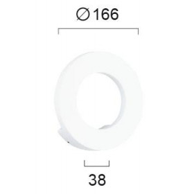 Απλίκα LED 7W 3000k Λευκό Santorini 4158400 VIOKEF