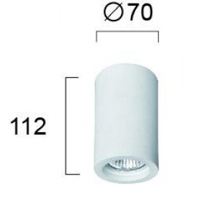 Σποτ Οροφής GU10 Λευκό Ceramic 4160200 VIOKEF