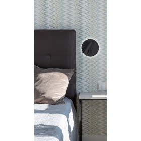 Απλίκα LED 3W 3000k Μαύρο Moby 4188201 VIOKEF