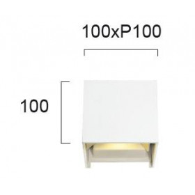 Απλίκα LED 6W 3000k Λευκό Greg 4188800 VIOKEF