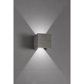 Απλίκα LED 12W 3000k Γκρι Samos 4189201 VIOKEF