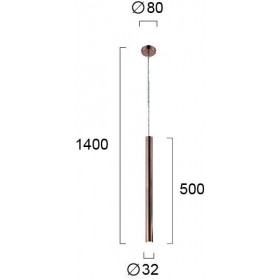 Φωτιστικό LED 5W 3000k Χαλκός Elliot 4201702 VIOKEF