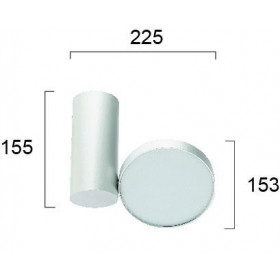 Σποτ Οροφής LED 18W 3000k Λευκό Markos 4208200 VIOKEF