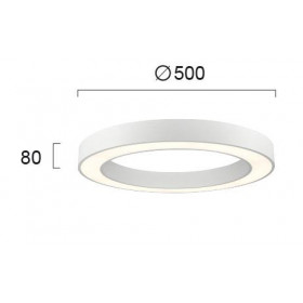Πλαφονιέρα LED 38W 3000k Λευκό Apollo 4214100 VIOKEF