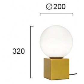 Πορτατίφ E27 Χρυσό Lin 4217401 VIOKEF