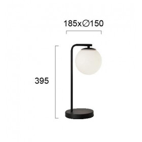 Πορτατίφ E14 Μαύρο Danae 4219301 VIOKEF