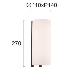 Απλίκα G9 Λευκό Και Μαύρο 4229400 VIOKEF