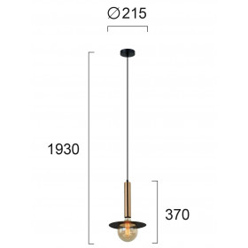 Φωτιστικό Μονόφωτο E27 Χρυσό Louis 4230501 VIOKEF