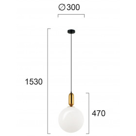 Φωτιστικό Μονόφωτο E27 Χρυσό Neptune 4230600 VIOKEF