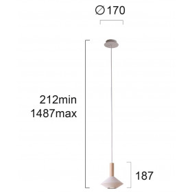 Φωτιστικό Μονόφωτο GU10 Λευκό Kona 4235100 VIOKEF