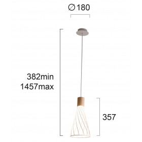 Φωτιστικό Μονόφωτο GU10 Λευκό Hank 4235200 VIOKEF