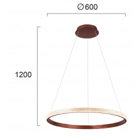 Φωτιστικό LED 42W 3000k Καφέ Sydney 4235900 VIOKEF