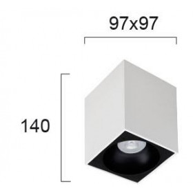 Σποτ Οροφής GU10 Λευκό Jhonny 4240700 VIOKEF