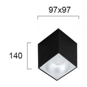 Σποτ Οροφής GU10 Μαύρο Και Ασημί Jhonny 4240701 VIOKEF