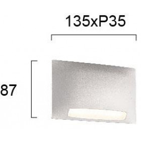 Απλίκα LED 3W 3000k Λευκό Mode 4243200 VIOKEF