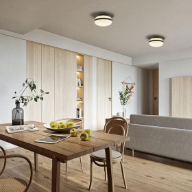 Πλαφονιέρα E27 Μαύρο Και Λευκό Palma 4245700 VIOKEF