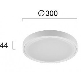 Πλαφονιέρα LED 19W 3000k Λευκό Anabella 4257300 VIOKEF