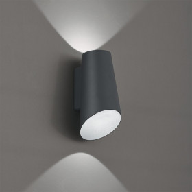 Απλίκα LED 10W 3000k Ανθρακί Vista 4260500 VIOKEF