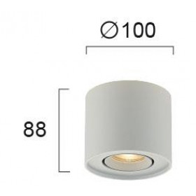 Σποτ Οροφής GU10 Λευκό Arion 4260800 VIOKEF
