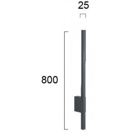 Απλίκα LED 12.4W 3000k Ανθρακί Liam 4262600 VIOKEF