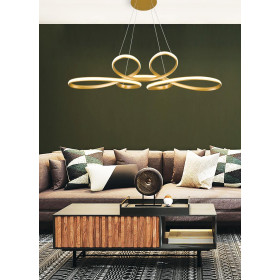 Φωτιστικό LED 53W 3000k Χρυσό Jill 4263100 VIOKEF
