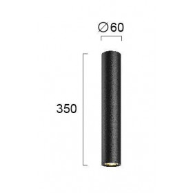 Σποτ Οροφής GU10 Μαύρο Ballet 4265100 VIOKEF