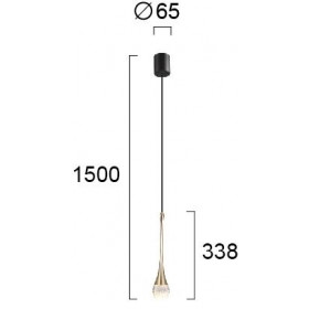 Φωτιστικό LED 5W 3000k Μαύρο Και Χρυσό Star Light 4268500 VIOKEF