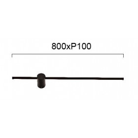 Απλίκα LED 14.5W 3000k Μαύρο Leo 4271400 VIOKEF