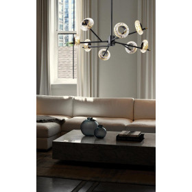 Φωτιστικό LED 40W 3000k-6600k Μαύρο Και Μπρονζέ Gretta 4272300 VIOKEF
