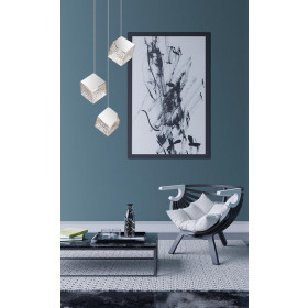 Φωτιστικό Τρίφωτο E14 Χρώμιο Και Διάφανο Dream 4273100 VIOKEF