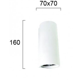 Απλίκα Δίφωτη GU10 Λευκό Nest 4277300 VIOKEF