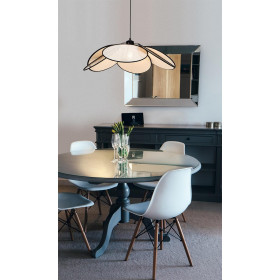 Φωτιστικό Μονόφωτο E27 Φυσικό Και Μαύρο Margaret 4278800 VIOKEF