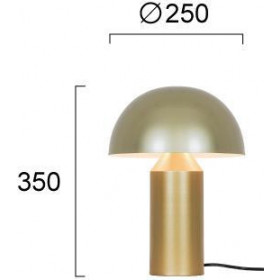 Πορτατίφ E14 Χρυσό Nilson 4278902 VIOKEF