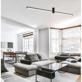 Φωτιστικό LED 23W 3000k Μαύρο Longo 4279300 VIOKEF