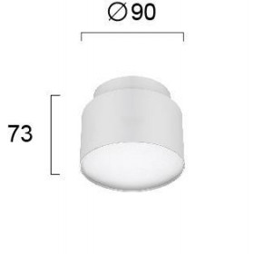 Φωτιστικό LED 9W 3000k Λευκό Gabi 4279400 VIOKEF