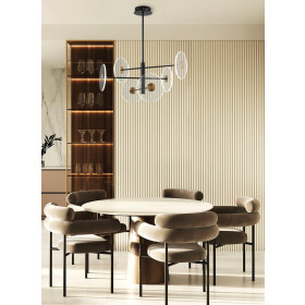 Φωτιστικό LED 14W 3000k Μαύρο Και Μπρονζέ Sun 4280000 VIOKEF