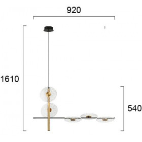 Φωτιστικό LED 10W 3000k Μαύρο Και Μπρονζέ Sun 4280100 VIOKEF