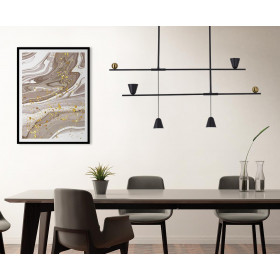 Φωτιστικό LED 24W 3000k Μαύρο Donatella 4280400 VIOKEF