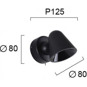 Σποτ Επίτοιχο LED 5W 3000k Λευκό Nod 4280901 VIOKEF