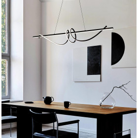 Φωτιστικό LED 47W 3000k Μαύρο Claudia 4291400 VIOKEF