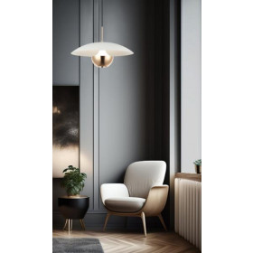 Φωτιστικό LED 9W 3000k Λευκό Και Χρυσό Valia 4292301 VIOKEF