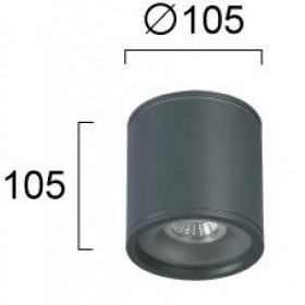 Σπότ Οροφής GU10 Ανθρακί Calista 4294101 VIOKEF