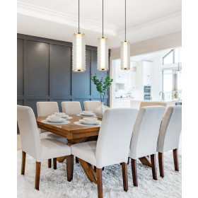 Φωτιστικό LED 18W 3000k Χρυσό Και Διάφανο Irma 4294700 VIOKEF