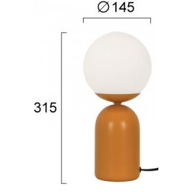 Πορτατίφ E14 Κίτρινο Και Λευκό Erietta 4296202 VIOKEF