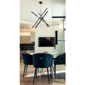 Φωτιστικό LED 49W 3000k-6000k Μαύρο Ray 4301300 VIOKEF