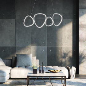 Φωτιστικό LED 50W 3000k Ασημί Adele 4301700 VIOKEF