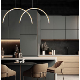 Φωτιστικό LED 39W 3000k Χρυσό Megan 4303100 VIOKEF