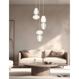 Φωτιστικό LED 23W 3000k Λευκό Και Μπρονζέ Shiny 4304100 VIOKEF
