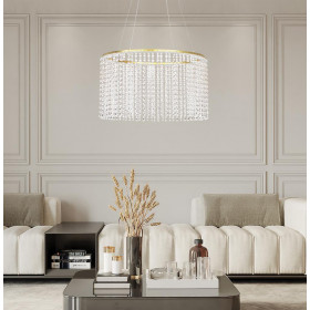 Φωτιστικό LED 28W 3000k Χρυσό Και Διάφανο Sol 4306200 VIOKEF