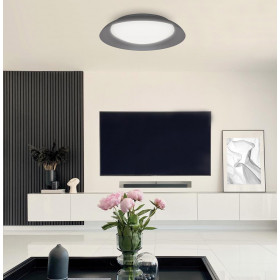 Πλαφονιέρα LED 23W 3000k Ανθρακί Britney 4307300 VIOKEF